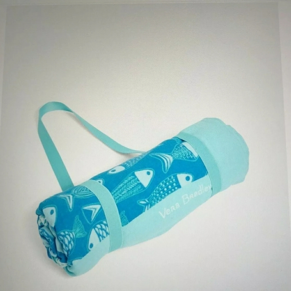 Vera Bradley Beach Towel Blanket with carry handle